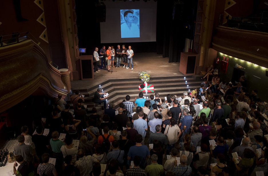 Jabi Lauzirika Zenbat Gararen kideari agurra, 2015ean.