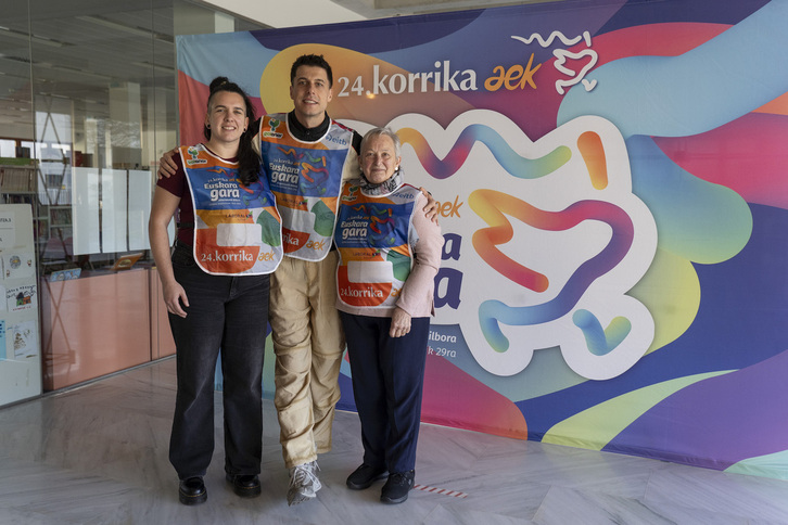 Elordi, Reparaz eta Zugarramurdi 2026ko petoarekin.