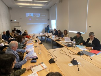 Asamblea General de la Oficina Pública del Euskara, celebrada este jueves.