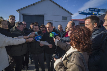 Zumaian Balenciaga ontziolako langileen agerraldian, Imanol Beloki