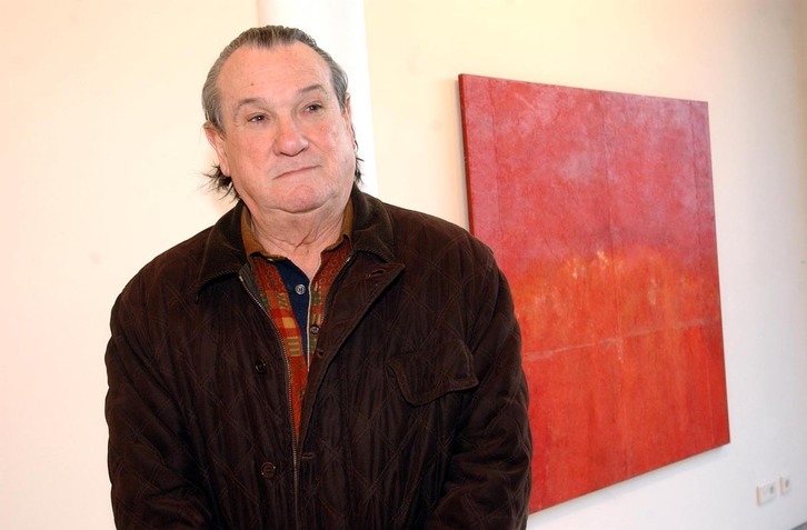 Iñaki García Ergüin, en una exposición en Bilbo en 2005.