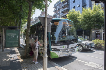 Un autobus de Lurraldebus, en una imagen de archivo.
