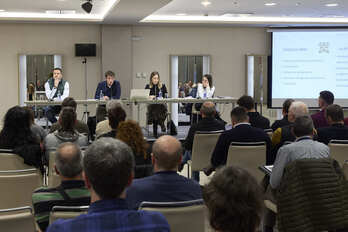 Un momento de la Asamblea General de este viernes.
