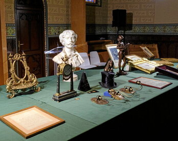 Algunas de las 55 piezas que completan el legado del compositor Pablo Sarasate.