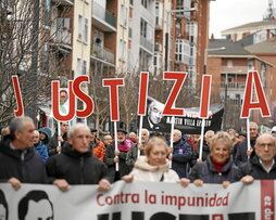 Manifestación celebrada el pasado 3 de marzo en recuerdo de las víctimas.