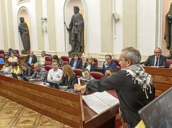 Imagen de archivo de una intervención de David Rodríguez en las JJGG.