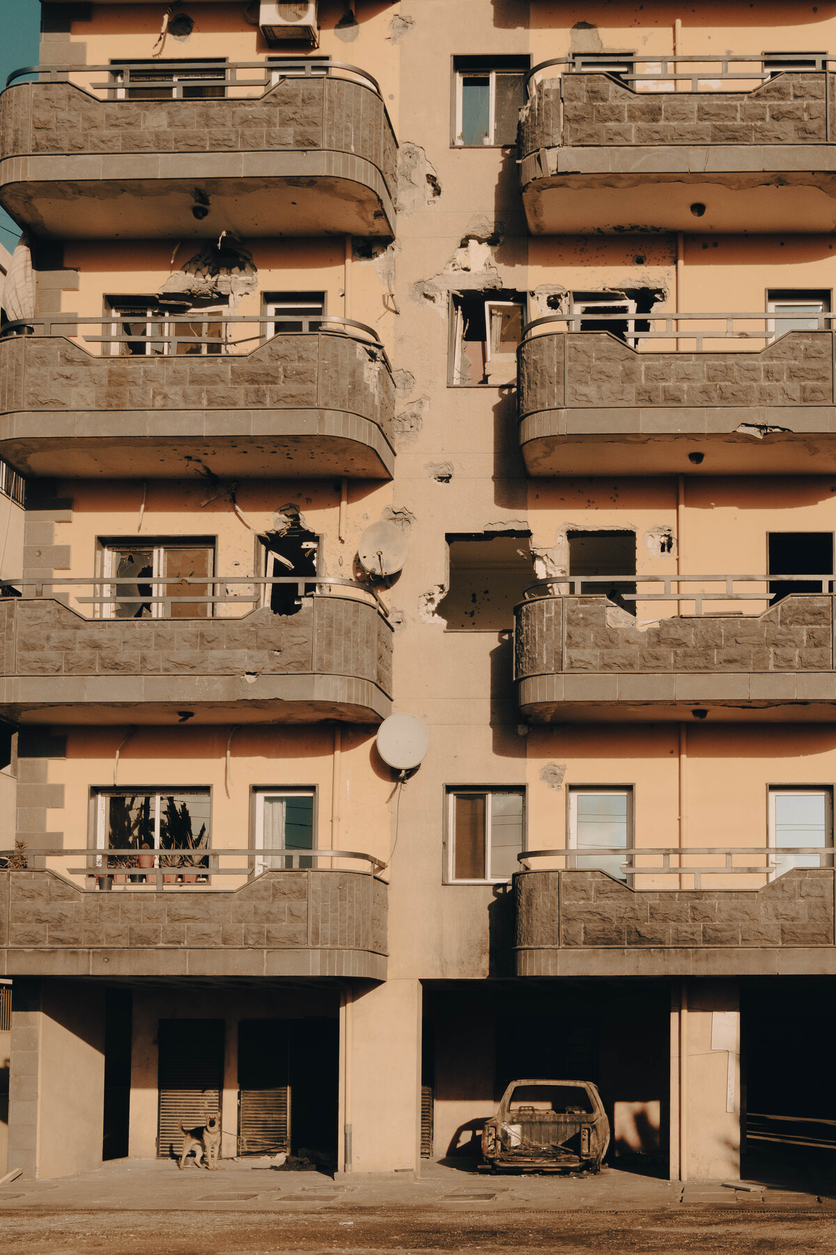 Viviendas incendiadas en los ataques a la comunidad drusa. (Laurent PERPIGNA IBAN)