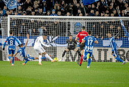 Este disparo de Mbappé puso el 0-1 en el marcador de Mendizorrotza..