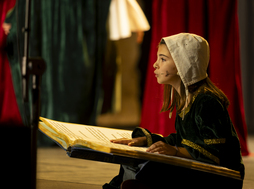 ‘Hamelingo txistularia’ musikalaren irudia. 