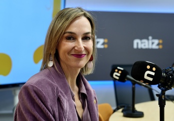 Maria Ubarretxena, Lakuako bozeramailea, NAIZ Irratian.