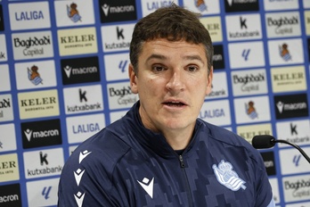 Jon Ansotegi, bere aurkezpen prentsaurrekoan.