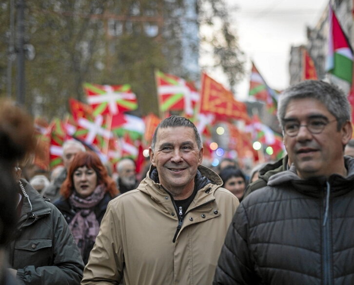 Arnaldo Otegi, el pasado 22 de noviembre.