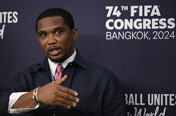 Pese a su reelección, Samuel Eto´o está siendo muy criticado por su gestión al frente de la Federación Camerunesa de Fútbol.