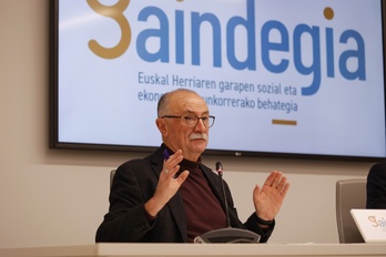 Xabier Oleaga, artxiboko irudian.