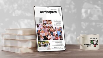 ‘Berripapera’ etxeetan banatzen hasi da UEMA