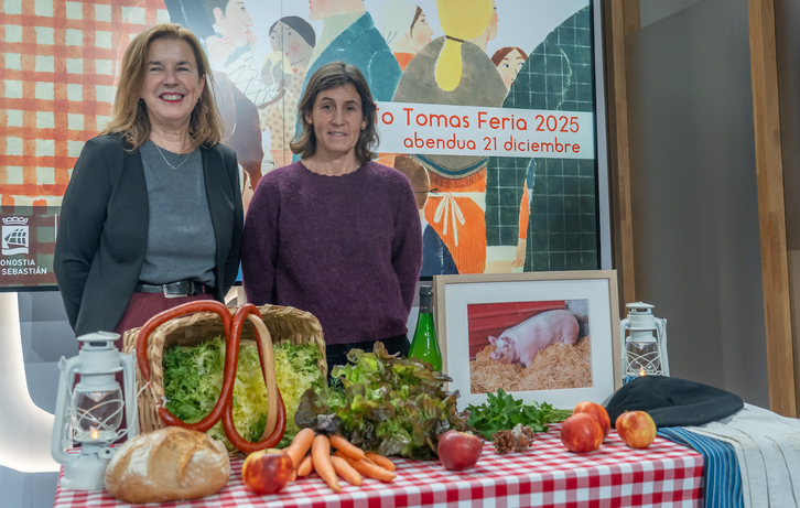 Santo Tomas azokaren aurkezpena, gaur Donostian.