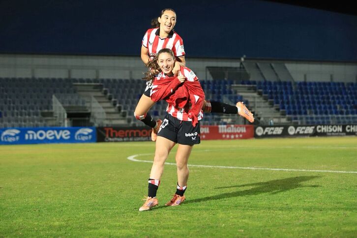 Gurtubay y Agote, goleadoras «juveniles» para el Athletic.