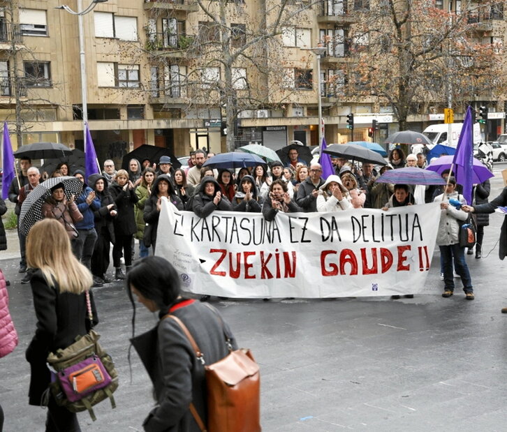 Auzipetuek babesa jaso zuten.