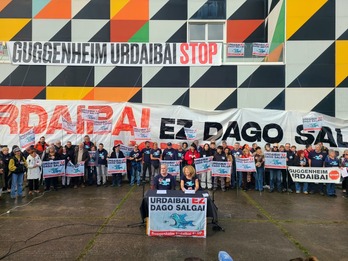 Comparecencia este miércoles de la plataforma Guggenhein Urdaibai Stop!