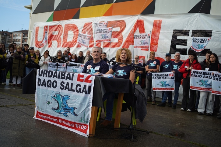 Comparecencia este miércoles de la plataforma Guggenhein Urdaibai Stop!