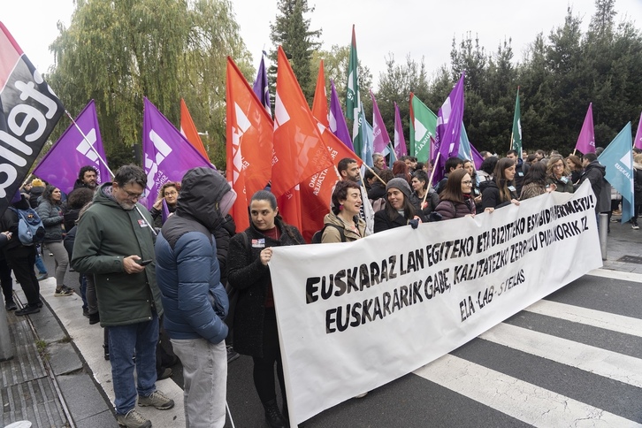 Gasteizen egindako mobilizazioa