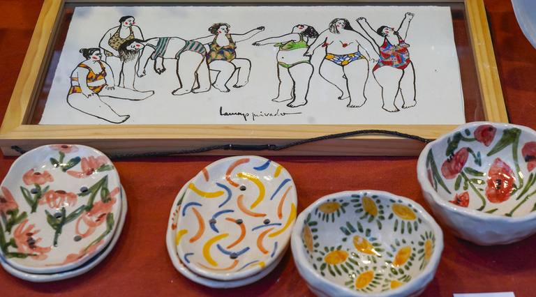 Erosketak egiteko toki aproposa da Gabonart azoka.