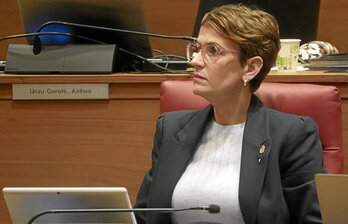 María Chivite vio aprobados ayer sus séptimos presupuestos.