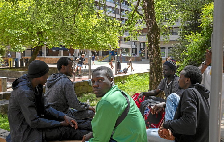 Maliko migranteak, uda honetan Donostian.