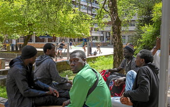 Maliko migranteak, uda honetan Donostian.