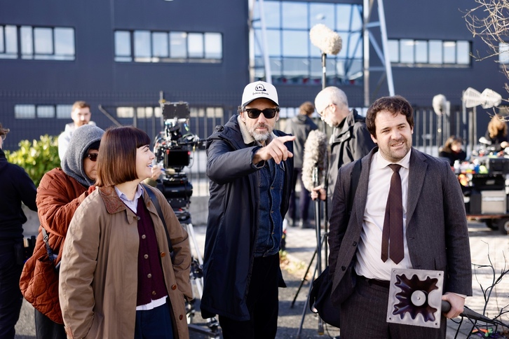 Koldo Almandozen "Azken agurra" filmaren grabaketa egun bat