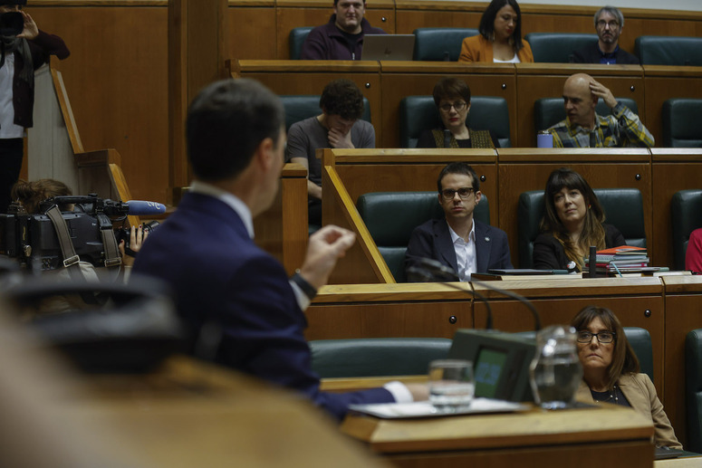 Pradales, en su réplica al portavoz de EH Bildu en la sesión de control de este viernes.