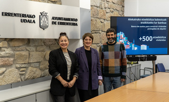 El Ayuntamiento de Errenteria ha hecho una contraoferta a Lakua en materia de vivienda.