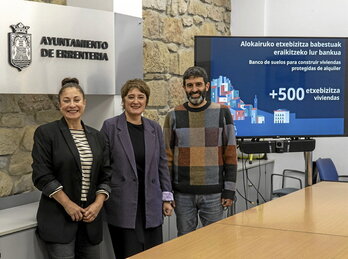 El Ayuntamiento de Errenteria ha hecho una contraoferta a Lakua en materia de vivienda.