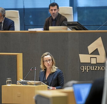 Imagen de archivo de Eider Mendoza, diputada general de Gipuzkoa.