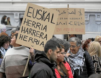 Imagen de archivo de una manifestación contra el racismo y la xenofobia.