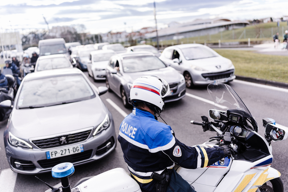 Baiona erdialdeko errepideak moztea ere lortu du mobilizazioak.