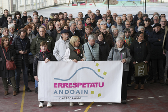 Errespetatu Andoain plataformaren agerraldia, larunbat honetan.