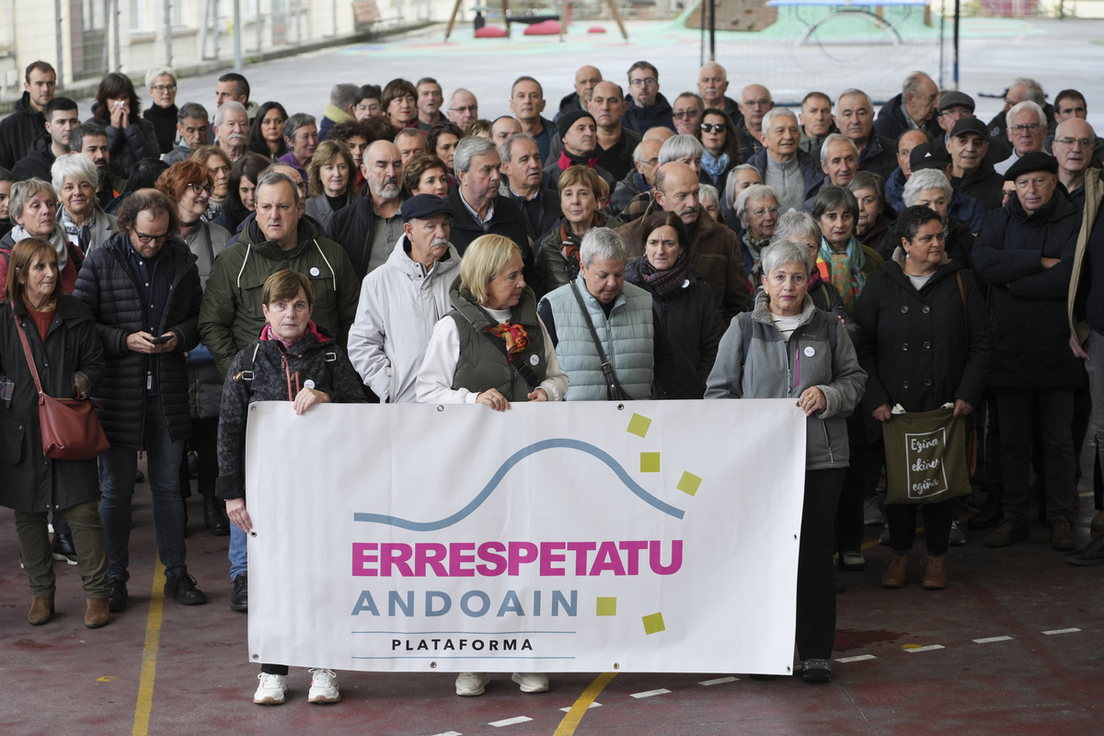 Errespetatu Andoain plataformaren agerraldia, larunbat honetan.