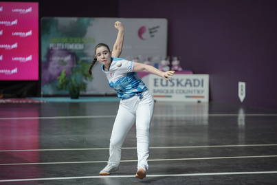 Enara Gaminde, artxiboko irudi batean. 