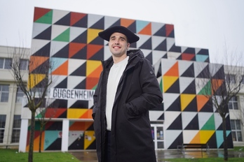 Aitor Etxeberriazarragak jantzi zuen larunbatean Bizkaiko txapela.