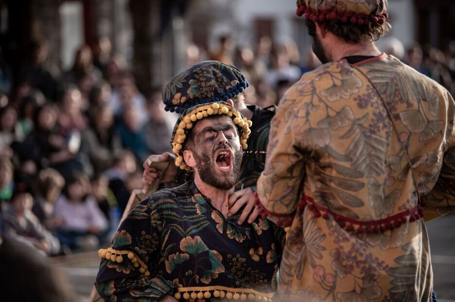 Les jeunes de Pagolle ont organisé les mascarades en 2025. 