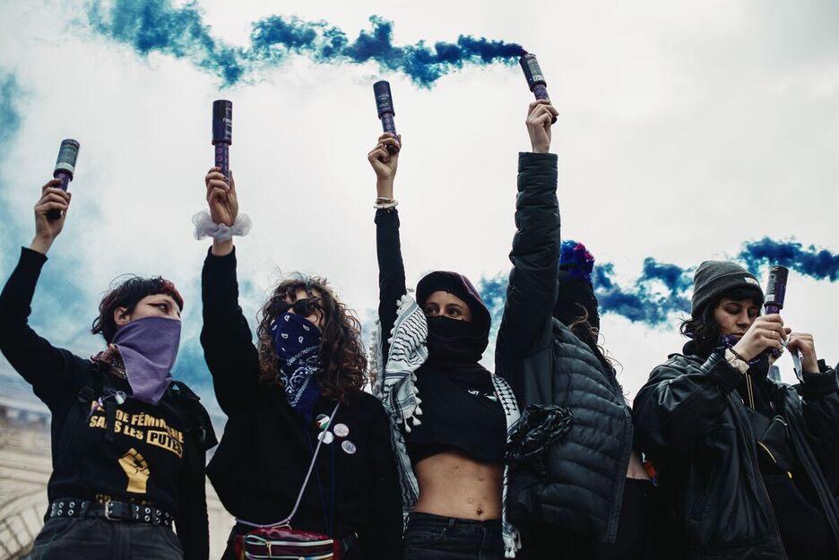 Une manifestation a eu lieu à Bayonne lors de la journée internationale des femmes, le 8 mars.