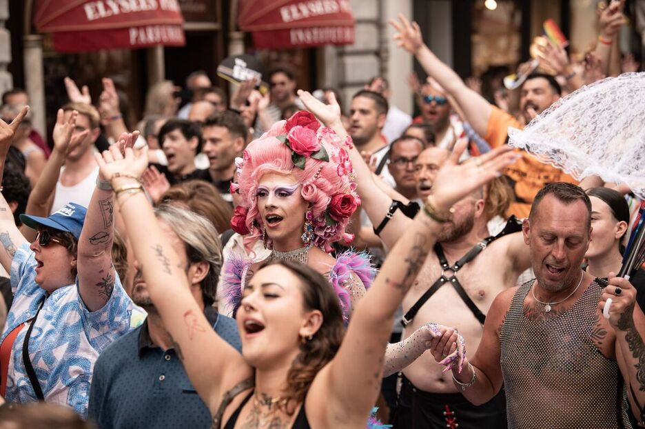 La Marche des fiertés a de nouveau déambulé dans les rues de Biarritz.