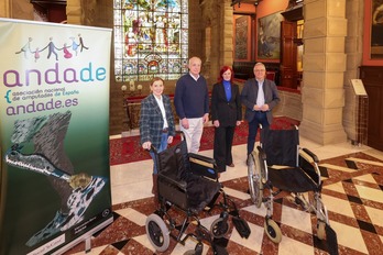 La puesta de largo del proyecto ha tenido lugar en la Diputación de Gipuzkoa.