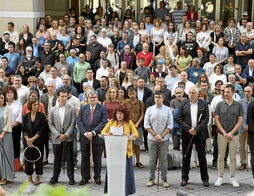 Alkate eta hautetsien elkarretaratzea Kontseiluarekin batera joan den udan.