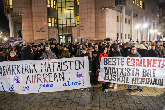 Movilización el martes por la tarde en Barakaldo para denunciar el crimen machista.