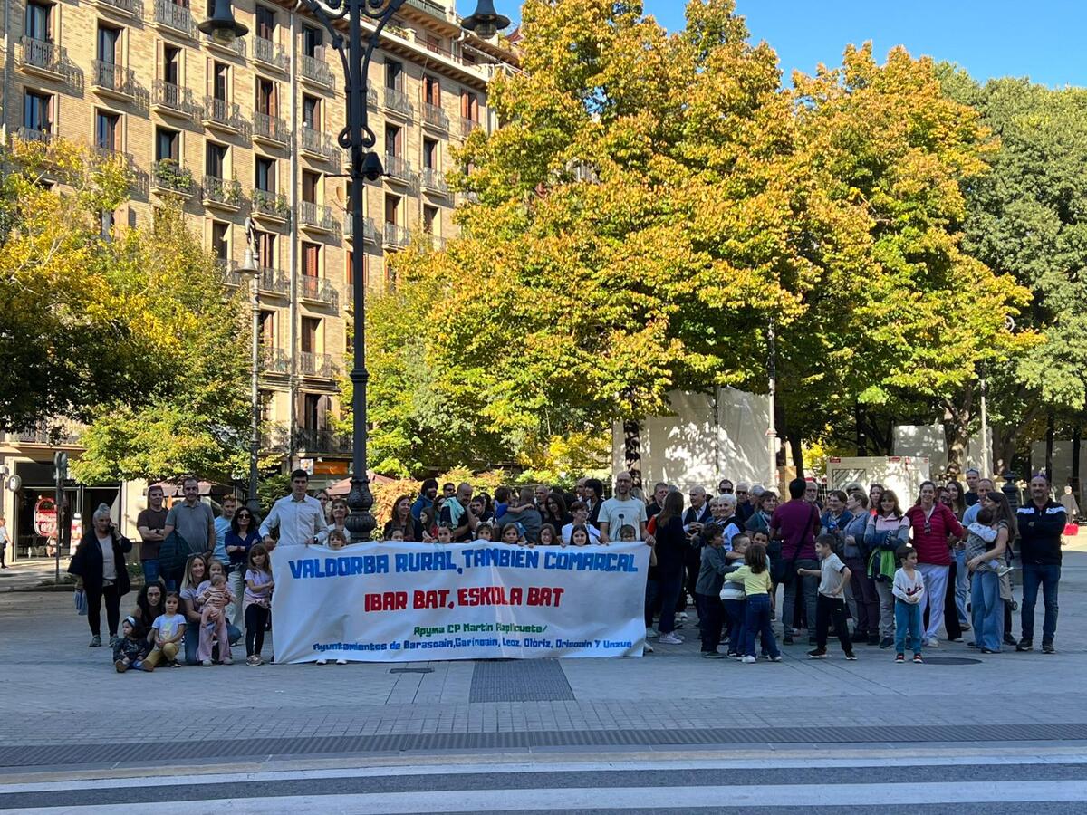 El Departamento de Educación comarcaliza el colegio de Barasoain como reclamaba Orbaibar