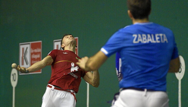 Ander Imaz ezinean aritu zen Eibarko Astelenan eta Zabaletari bizkarra ikusi behar izan zion denbora oroz.