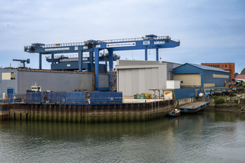 Instalaciones de Balenciaga en Zumaia.