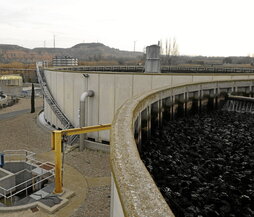 Imagen de la depuradora de Tutera.